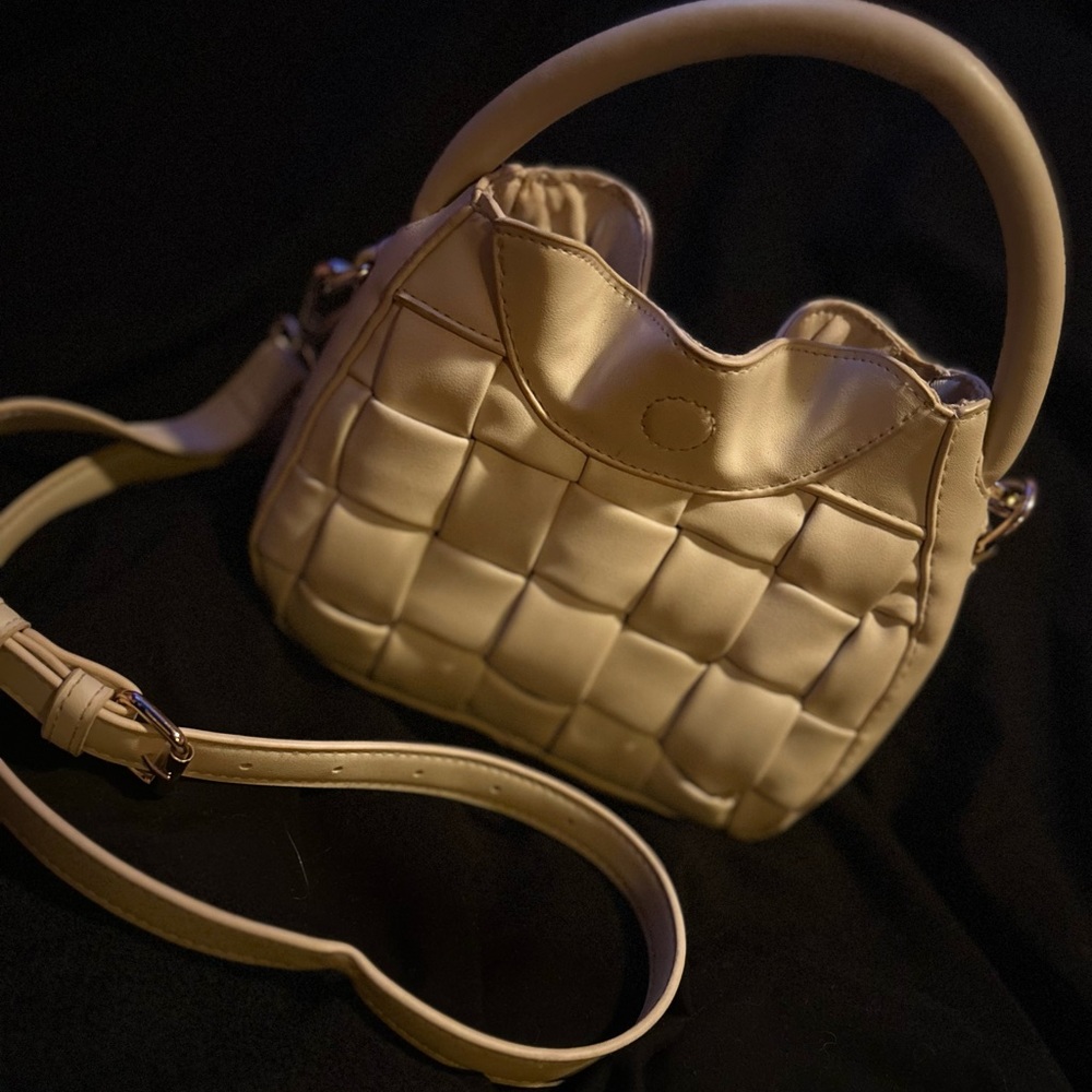 Small Creme Mini Crossbody Bag
